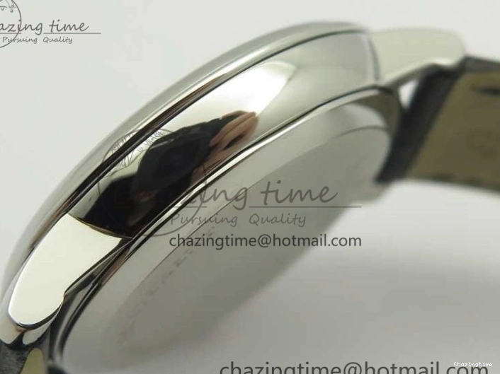 0413 De Ville Prestige Small Second TWF 1:1 Best Edition Black Dial on Black Leather Strap MIYOTA Resilient 8037